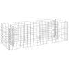 vidaXL Gabionen-Hochbeet Verzinkter Stahl 90&times;30&times;30 cm