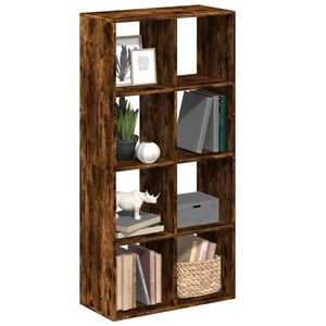 vidaXL Raumteiler-B&uuml;cherregal R&auml;uchereiche 69,5x29x137,5 cm