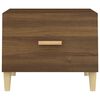 vidaXL Couchtisch Braun Eiche 50x50x40 cm Holzwerkstoff