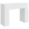 vidaXL Couchtisch Hochglanz Wei&szlig; 102 x 35 x 75 cm Holzwerkstoff