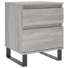 vidaXL Nachttisch Grau Sonoma 40x35x50 cm Holzwerkstoff