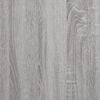vidaXL Bettgestell Grau Sonoma 140x190 cm Holzwerkstoff
