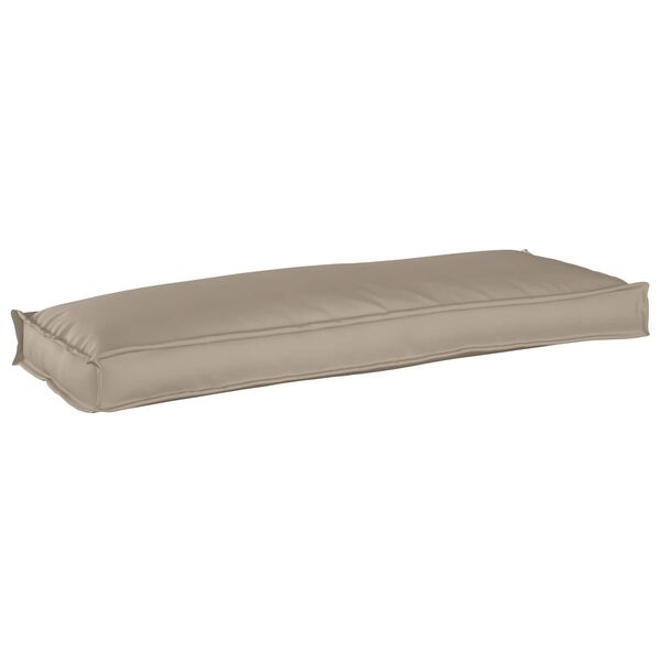 vidaXL Kissen Taupe 110 x 40 x 8 cm Oxford-Stoff