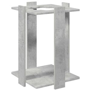 vidaXL Angelrutenhalter Holzwerkstoff 42 x 43 x 60 cm Betongrau