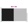 vidaXL Seitenmarkise 160x300 cm Schwarz