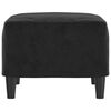 vidaXL Fußhocker Schwarz 60x50x41 cm Samt