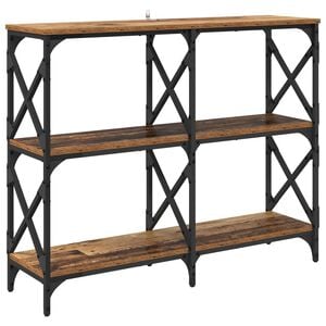 vidaXL Konsolentisch Altholz 100 x 28 x 80,5 cm Holzwerkstoff
