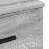 vidaXL Nachttisch Grau Sonoma 38 x 38 x 66 cm Holzwerkstoff
