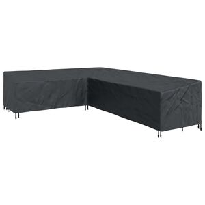 vidaXL M&ouml;belbezug Schwarz 355 x 275 x 80 cm 420D Oxford Stoff