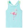 vidaXL Kinder-Tanktop Helles Minzgr&uuml;n 128