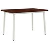 vidaXL Live Edge Esstisch 110 x 55 x 75 cm Massivholz Akazie