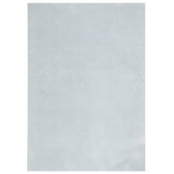 vidaXL Teppich HUARTE Kurzflor Weich und Waschbar Blau 160x230 cm