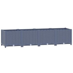 vidaXL Hochbeet 160x40x38 cm Polypropylen