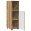 vidaXL Badezimmerschrank mit Speicher Artisan-Eiche 30 x 35 x 95 cm