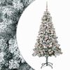 vidaXL K&uuml;nstlicher Weihnachtsbaum mit Kugel 120 cm 150 LEDs