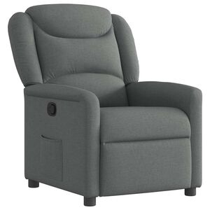 vidaXL Relaxsessel Dunkelgrau Stoff