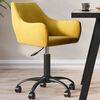 vidaXL Esszimmerstuhl Drehbar Senfgelb Samt