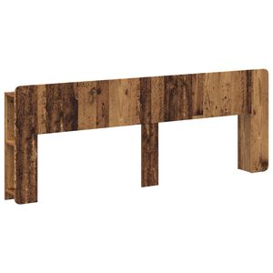 vidaXL Kopfteil Schrank mit Speicher Altholz Holzwerkstoff