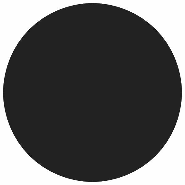 vidaXL Selbstklebende Schraubenabdeckung 2 pcs Schwarz &Oslash; 20 x 0,5 mm