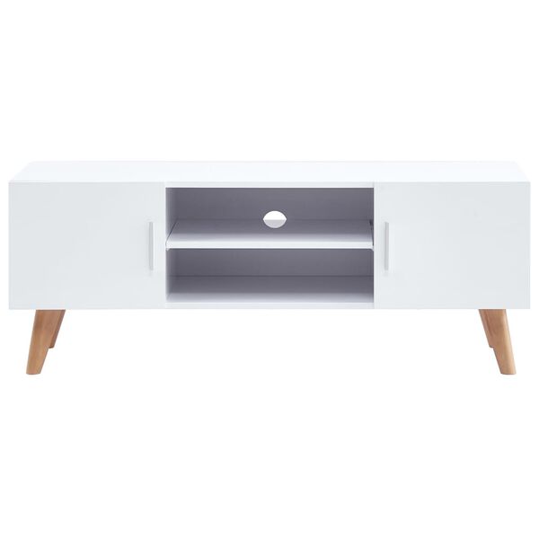 vidaXL TV-Schrank Weiß 120×40×46 cm MDF