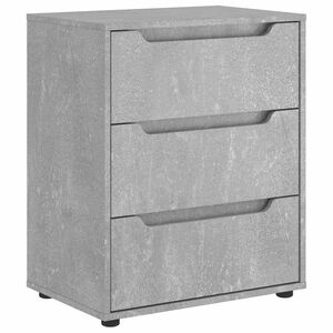 vidaXL Sideboard VISNES Betongrau 60x40x73 cm Holzwerkstoff