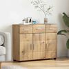 vidaXL Sideboard Artisan-Eiche 88,5 x 30,5 x 73 cm Holzwerkstoff