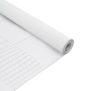 vidaXL Selbstklebende Fensterfolie Frostiges Wei&szlig; 45 x 1000 cm PVC