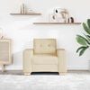 vidaXL Sofa-Sessel Creme 100x78x80 cm Stoff