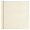 vidaXL Balkon Sichtschutz Creme 120x400 cm HDPE