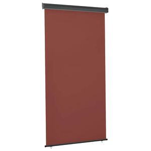 vidaXL Balkon-Seitenmarkise 125x250 cm Braun