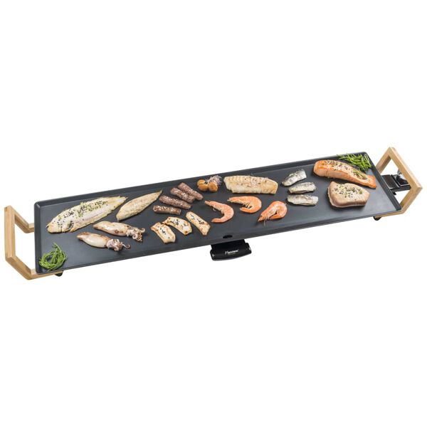Bestron Tischgrill Asia Lounge ABP604BB Bambus XXL 90&times;23 cm
