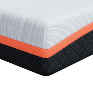 vidaXL Matratze Wei&szlig; und Grau 80 x 160 cm Jacquard-Stoff