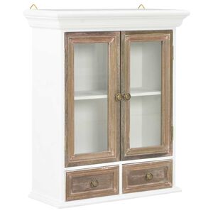vidaXL Wandschrank Wei&szlig; 49x22x59 cm Holzwerkstoff