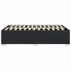 vidaXL Bettgestell ohne Matratze Schwarz 137x190 cm Kunstleder