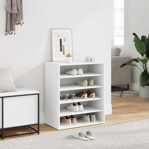 vidaXL Schuhschrank Wei&szlig; 60x35x70 cm Holzwerkstoff