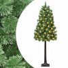 vidaXL K&uuml;nstlicher klappbarer Weihnachtsbaum 120 cm 150 LEDs