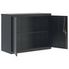 vidaXL Aktenschrank Anthrazit 90x40x110 cm Stahl