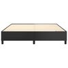 vidaXL Boxspringbettgestell Schwarz 180x200 cm Kunstleder