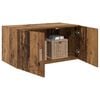 vidaXL Wandschrank Altholz 80 x 42,5 x 40 cm Holzwerkstoff