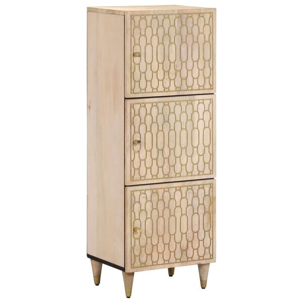 vidaXL Highboard 40x33x110 cm Massivholz Mango
