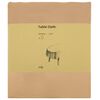 vidaXL Tischdecke 5 stk. Oval Beige 130 x 180 cm Polyester