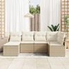 vidaXL Sofa Set 8 pcs Beige Poly-Rattan