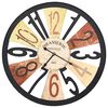 vidaXL Wanduhr Metall 60 cm Mehrfarbig