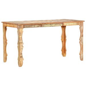 vidaXL Esstisch 140&times;70&times;76 cm Recyceltes Massivholz