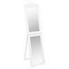 vidaXL Standspiegel Wei&szlig; 45x180 cm