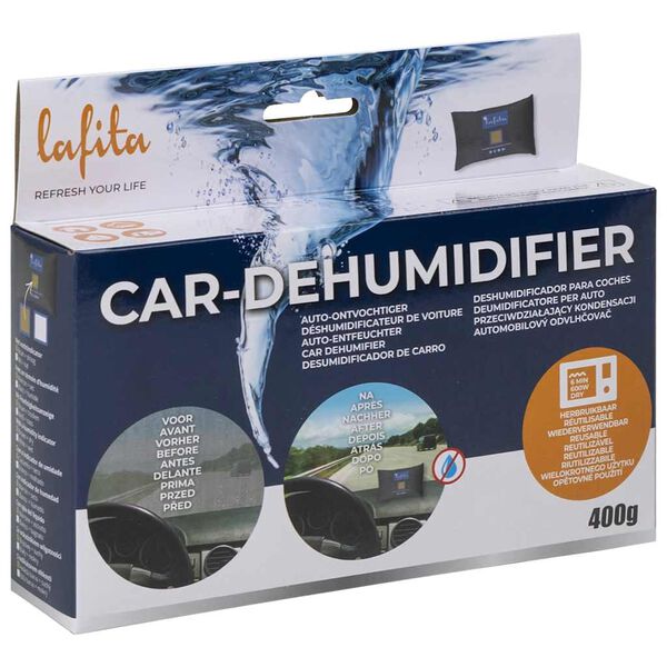 Lafita Auto-Entfeuchter 2 Stk. Wiederverwendbar 400 g