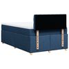 vidaXL Boxspringbett mit Matratze Blau 120x200 cm Stoff