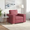 vidaXL Sofa Weinrot 99 x 80 x 84 cm Stoff