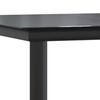 vidaXL 9-tlg. Garten-Essgruppe Schwarz Poly Rattan und Stahl