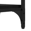 vidaXL Beistelltisch mit Regal Schwarz Eichen-Optik 40 x 30 x 75 cm